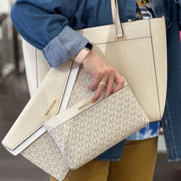 $548. 3 pcs Michael Kors Large Pebbled Leather 3-in-1 - Picture 11 of 11